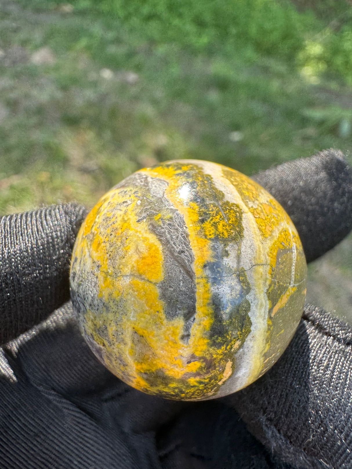 Blue Agate Sphere  - 45g