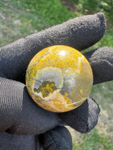 Blue Agate Sphere  - 45g