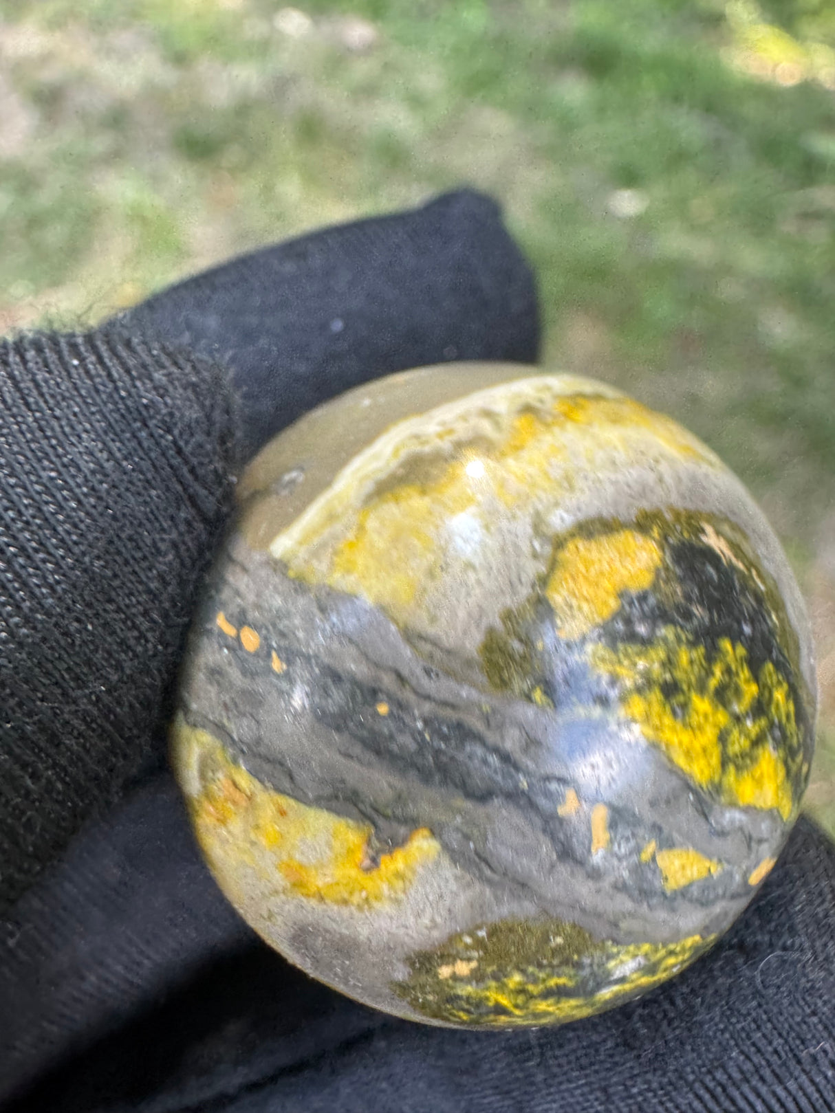 Blue Agate Sphere  - 45g