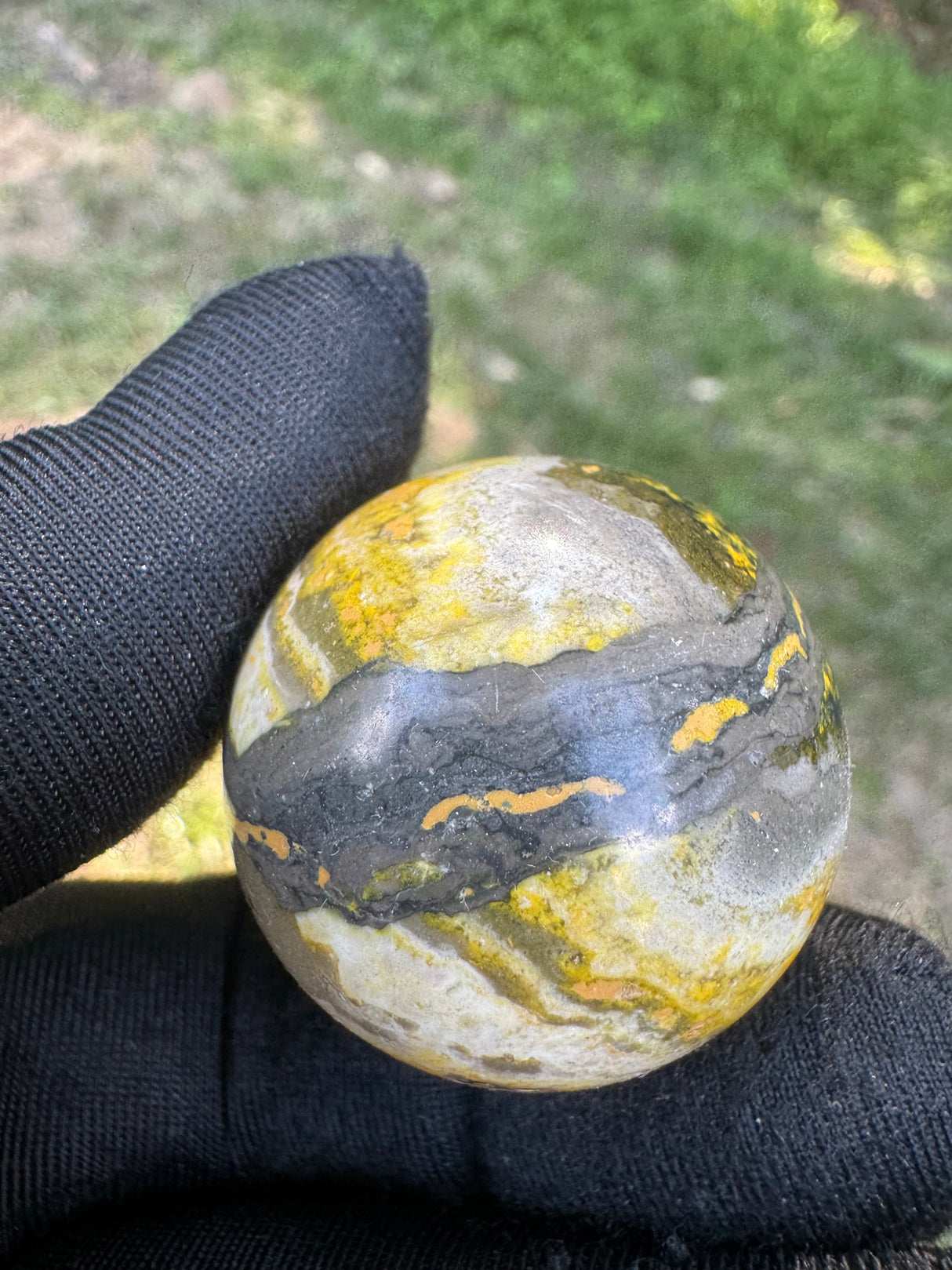 Blue Agate Sphere  - 45g