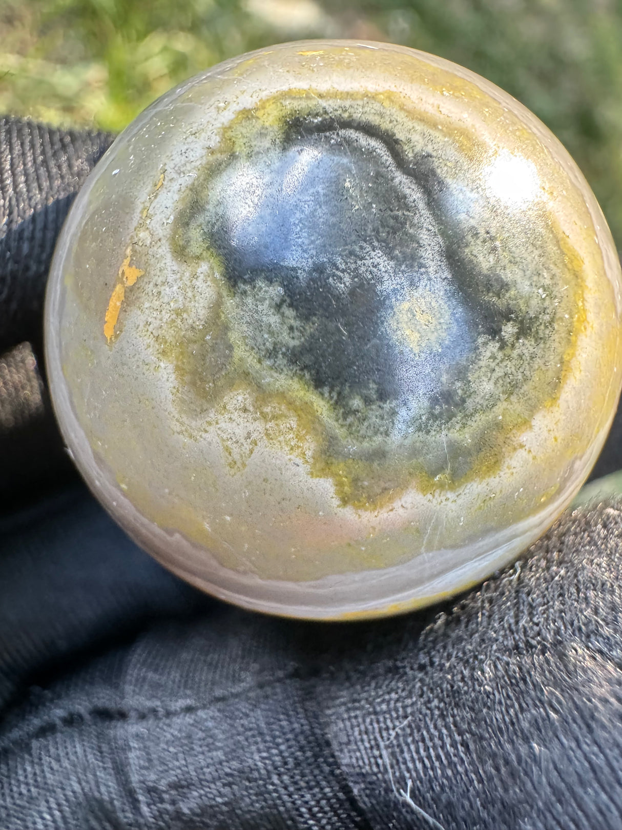 Blue Agate Sphere  - 45g