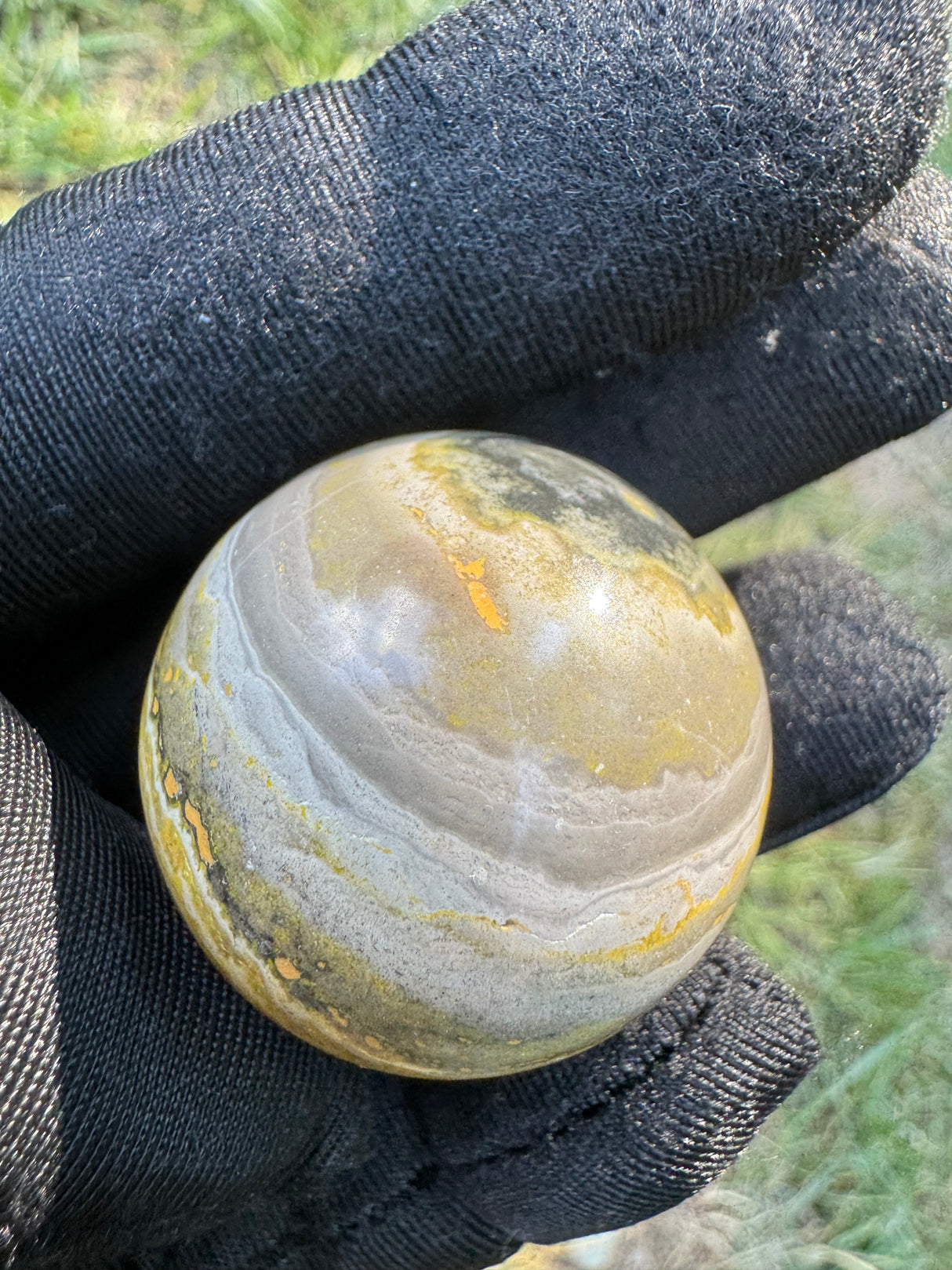 Blue Agate Sphere  - 45g
