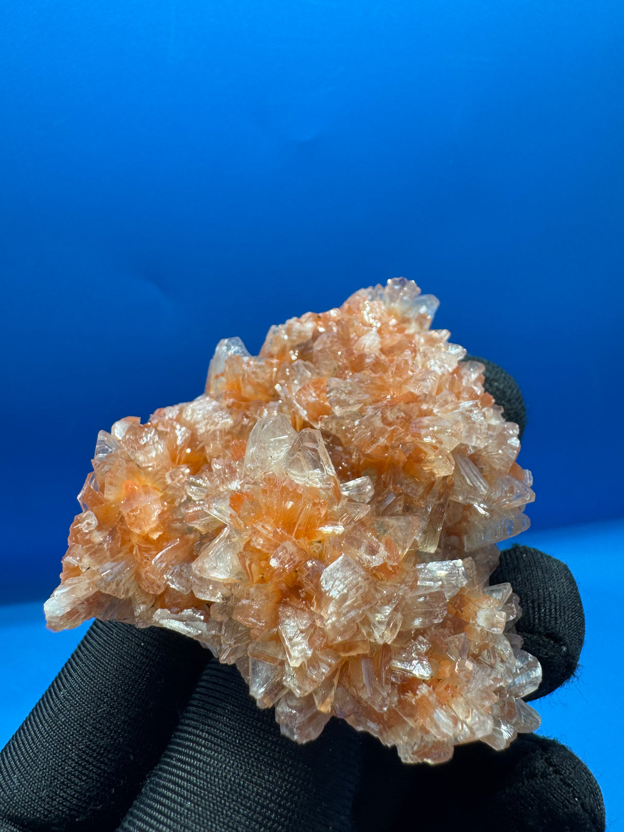 Red Heulandite with Stilbite – 49g