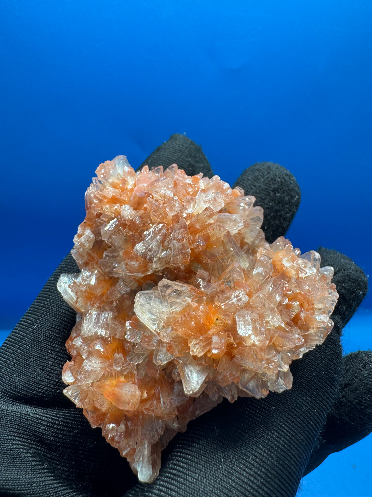 Red Heulandite with Stilbite – 49g