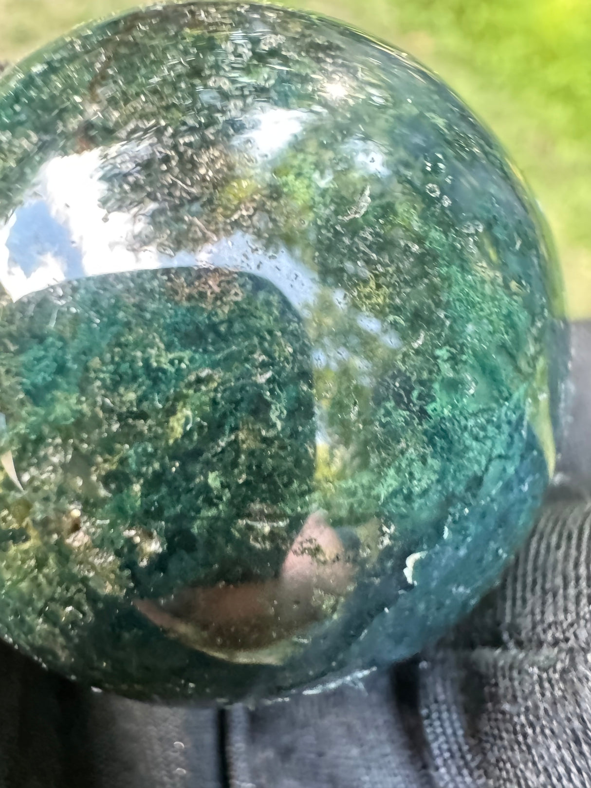 Blue Agate Sphere  - 45g