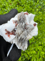Garnet on Star Mica Specimen - 21g