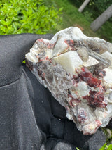 Garnet on Star Mica Specimen - 138g