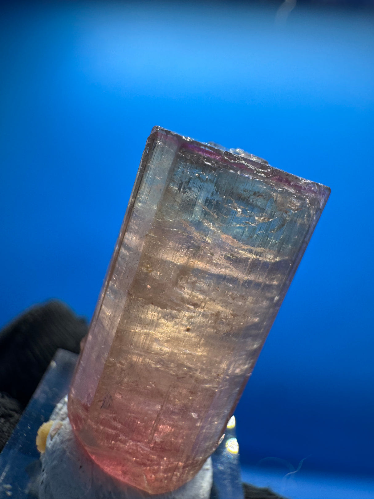 Watermelon Tourmaline Crystal - 8.712g