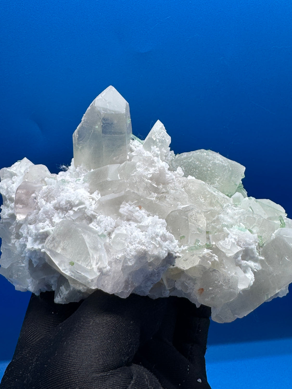 Morganite and Ttourmaline Specimen - 751g