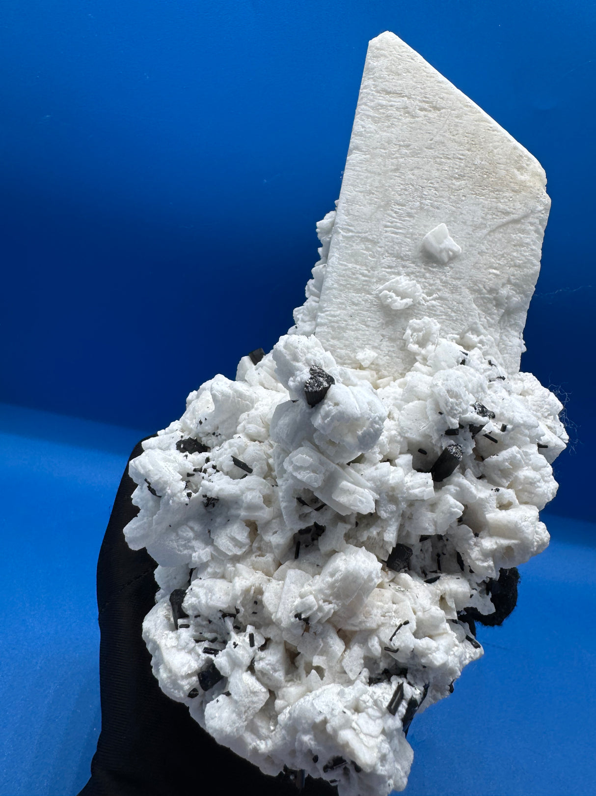 Feldspar and Black Tourmaline - 1526g