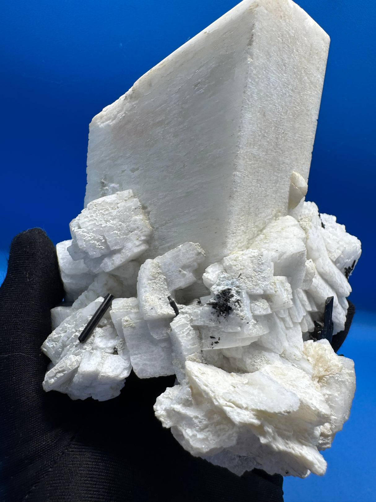 Feldspar with Black Tourmaline - 946g