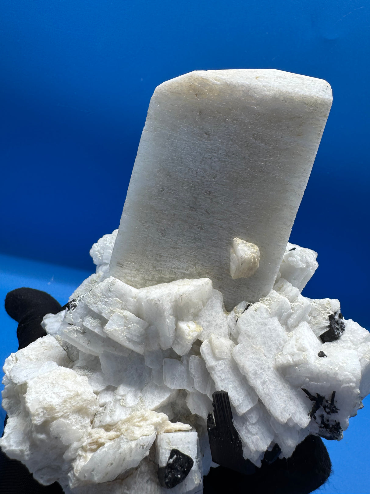 Feldspar with Black Tourmaline - 946g