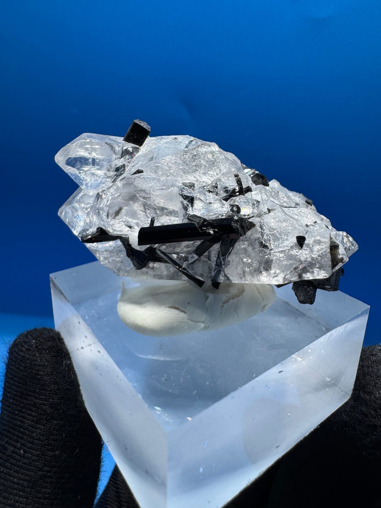 Black Tourmaline & Quartz Specimen - 39g