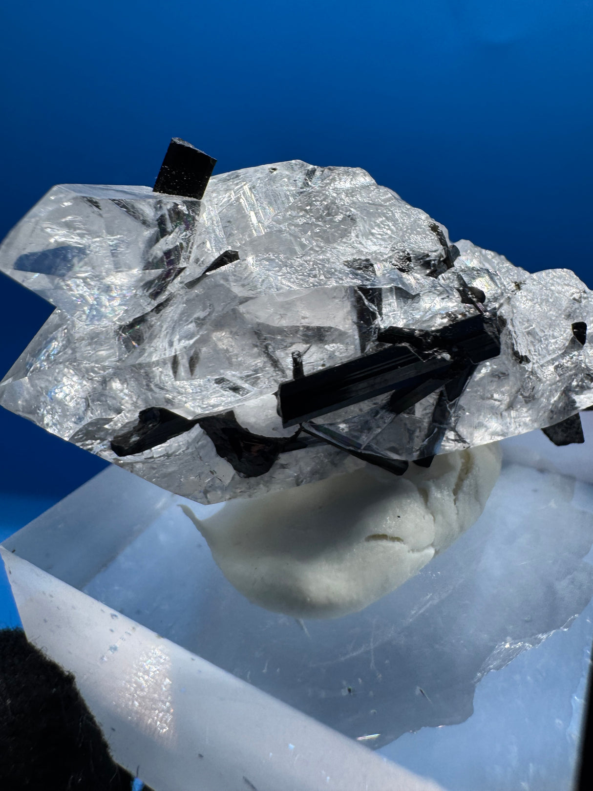 Black Tourmaline & Quartz Specimen - 39g