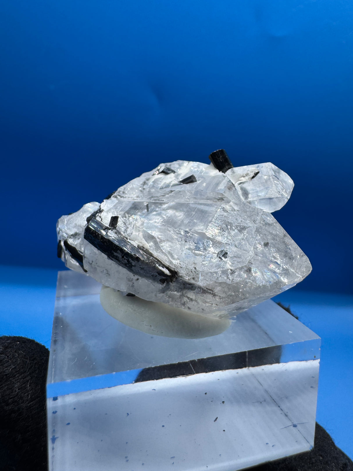 Black Tourmaline & Quartz Specimen - 39g