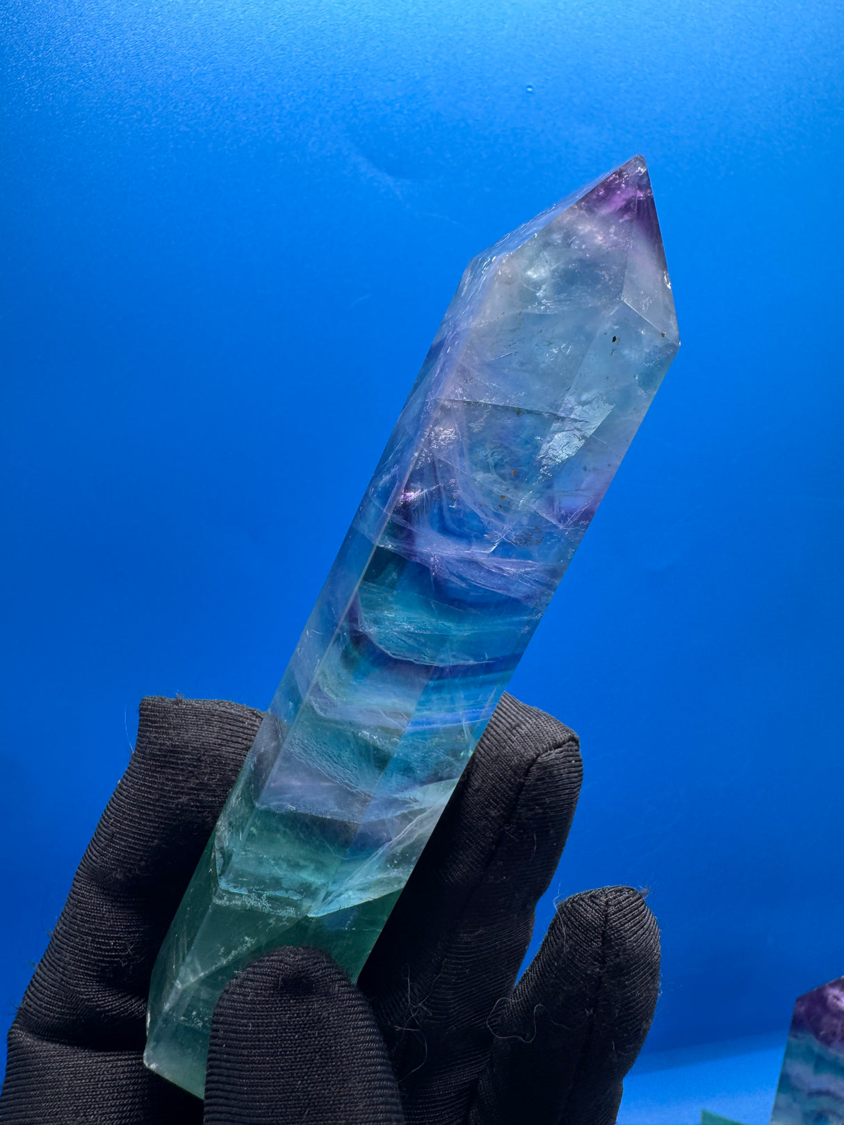 Fluorite Polished Tower - 144g