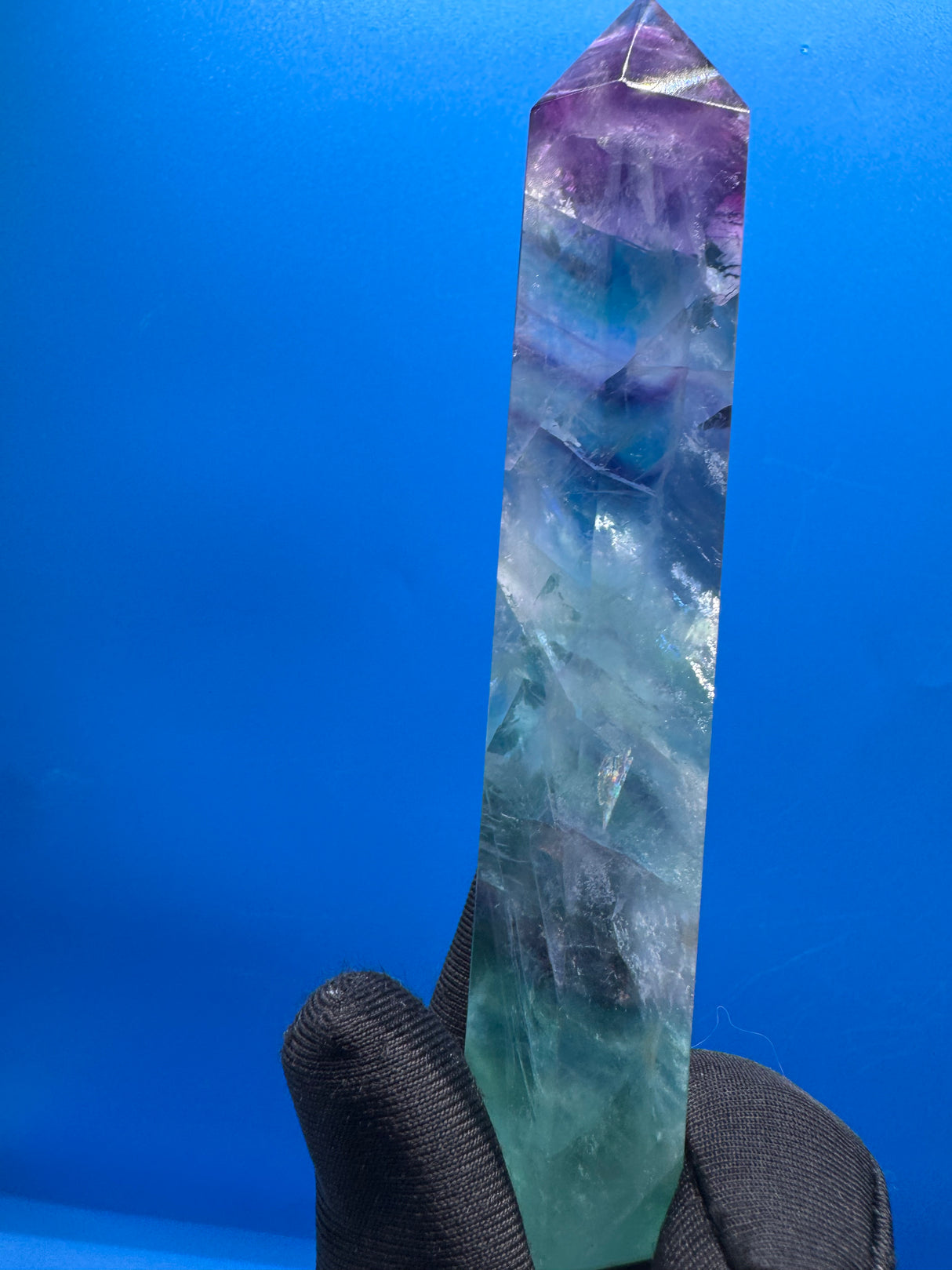 Fluorite Polished Tower - 128g