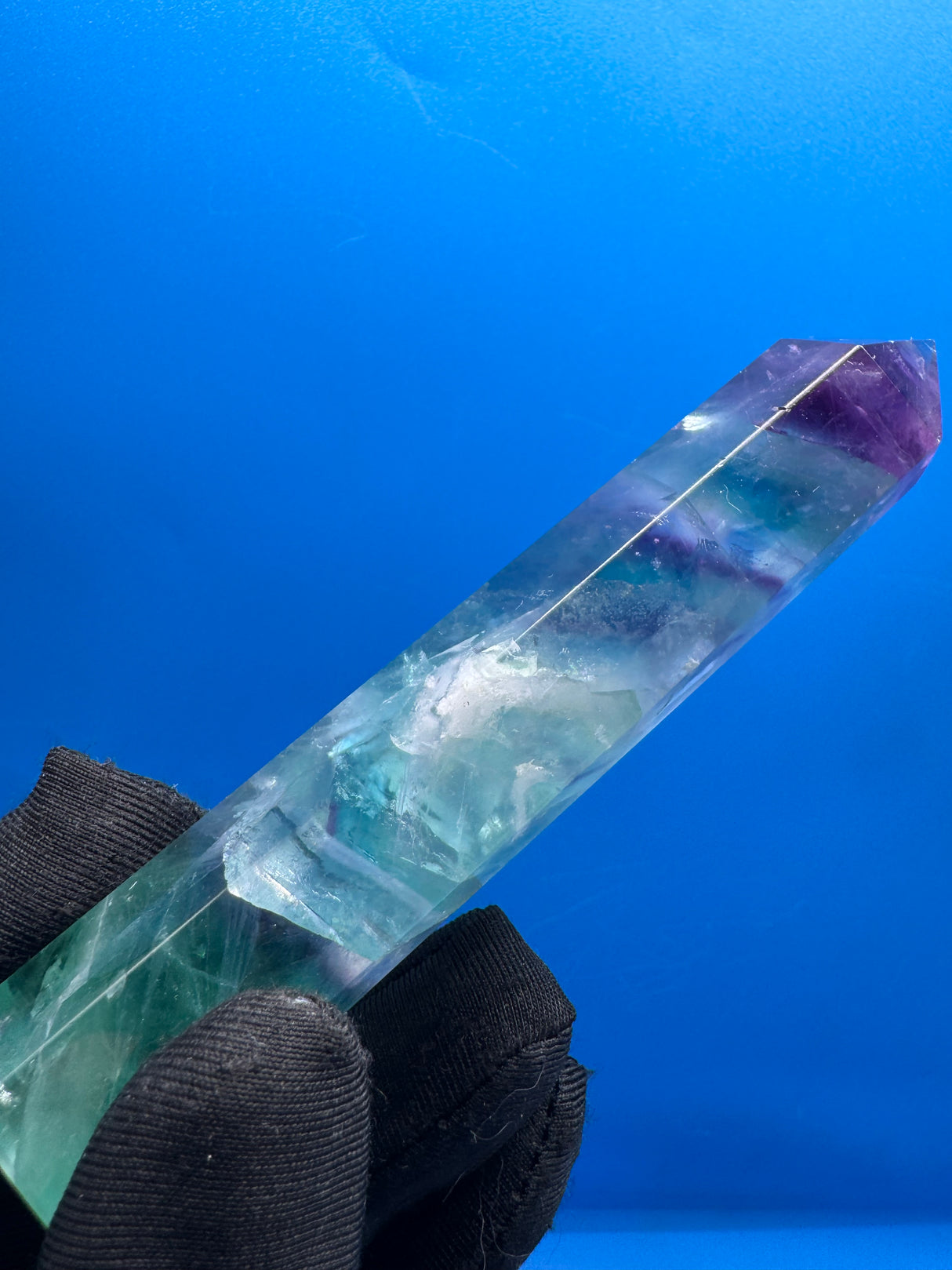 Fluorite Polished Tower - 128g