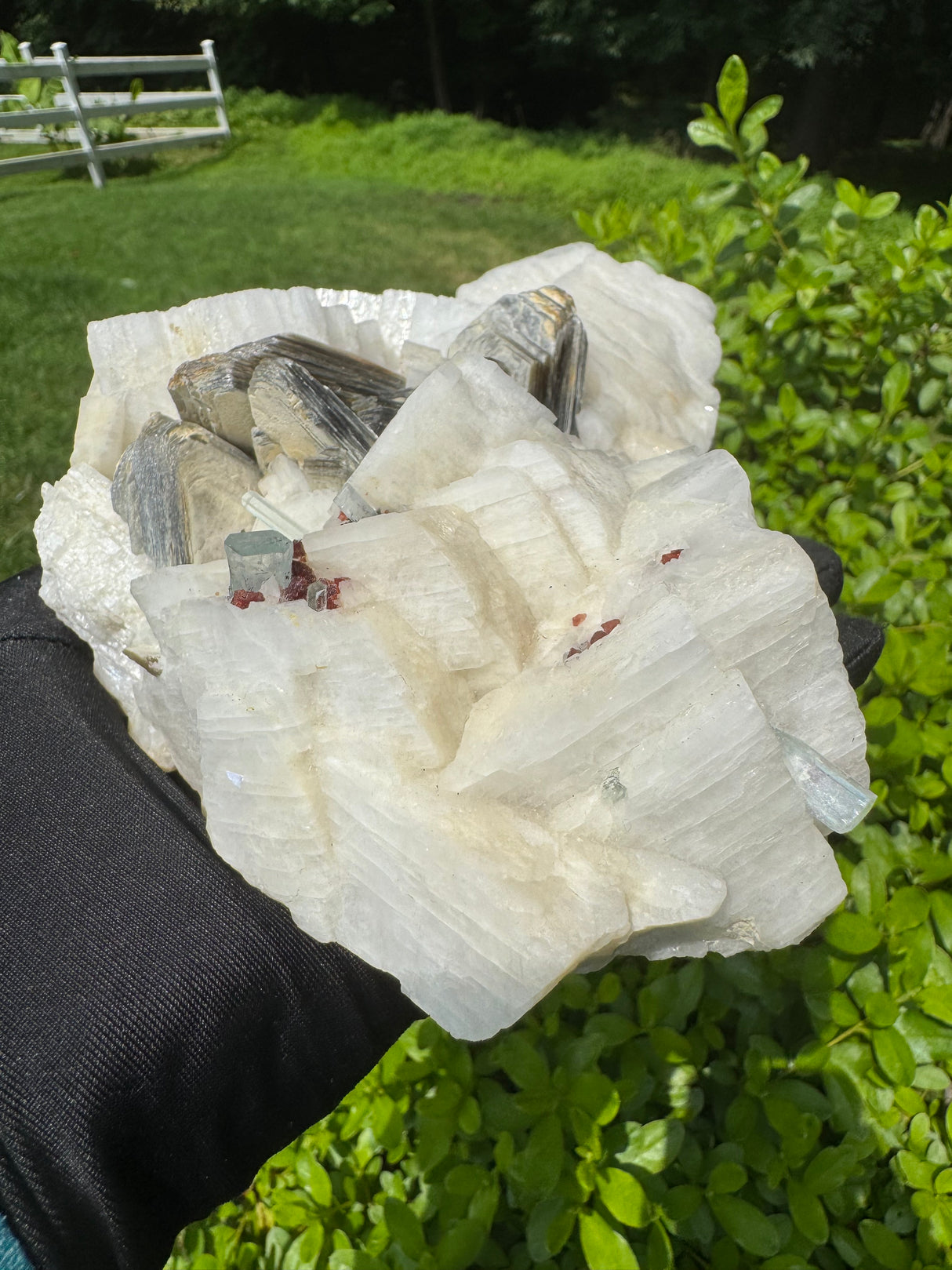 Aquamarine & Feldspar Specimen - 1673g