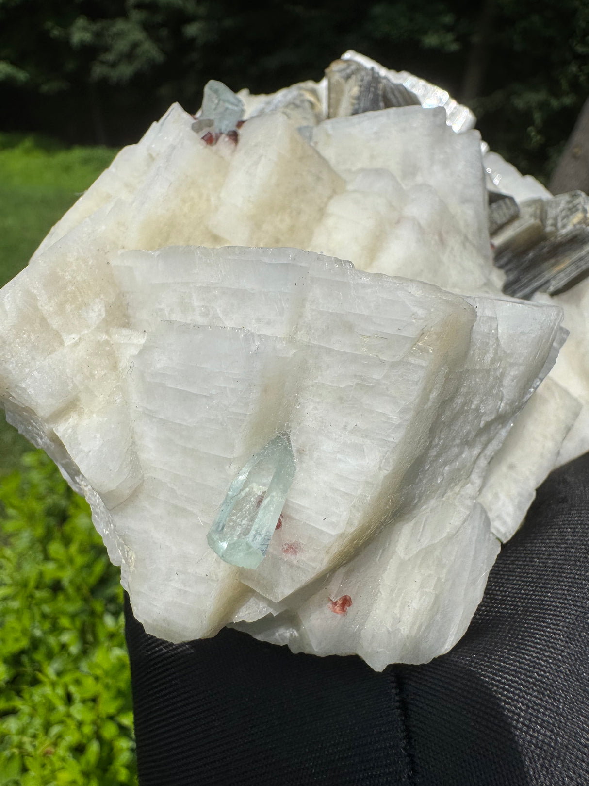 Aquamarine & Feldspar Specimen - 1673g