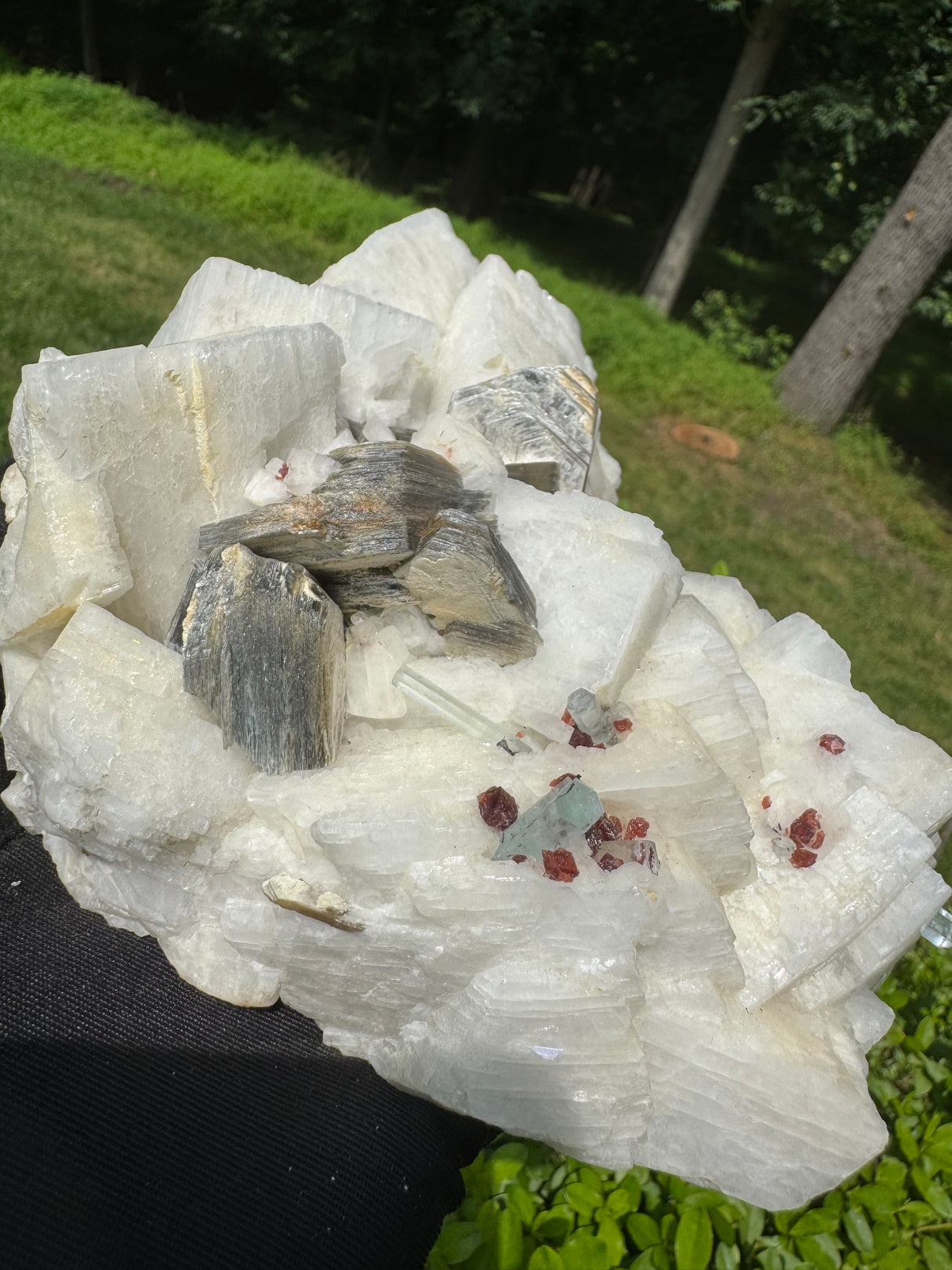 Aquamarine & Feldspar Specimen - 1673g