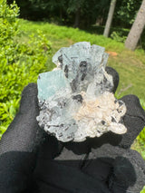 Aquamarine and Tourmaline Specimen - 78g