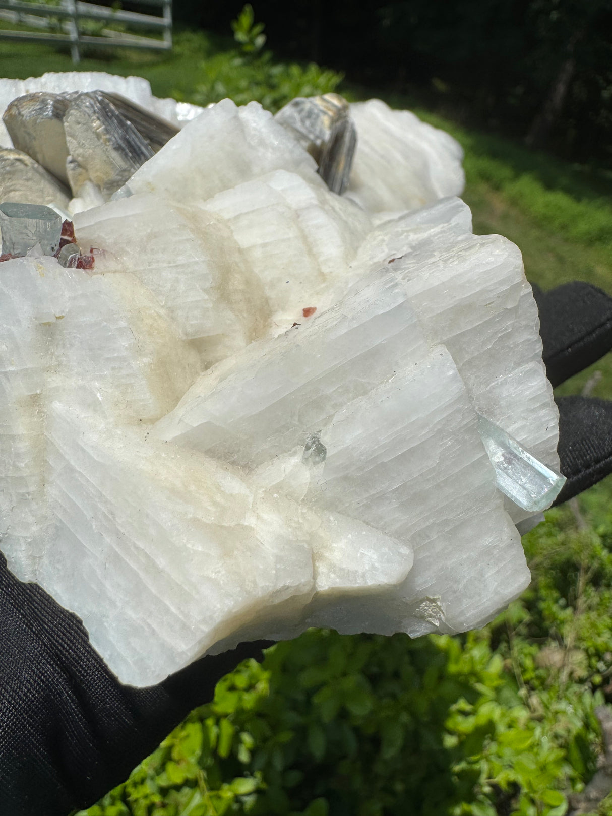 Aquamarine & Feldspar Specimen - 1673g