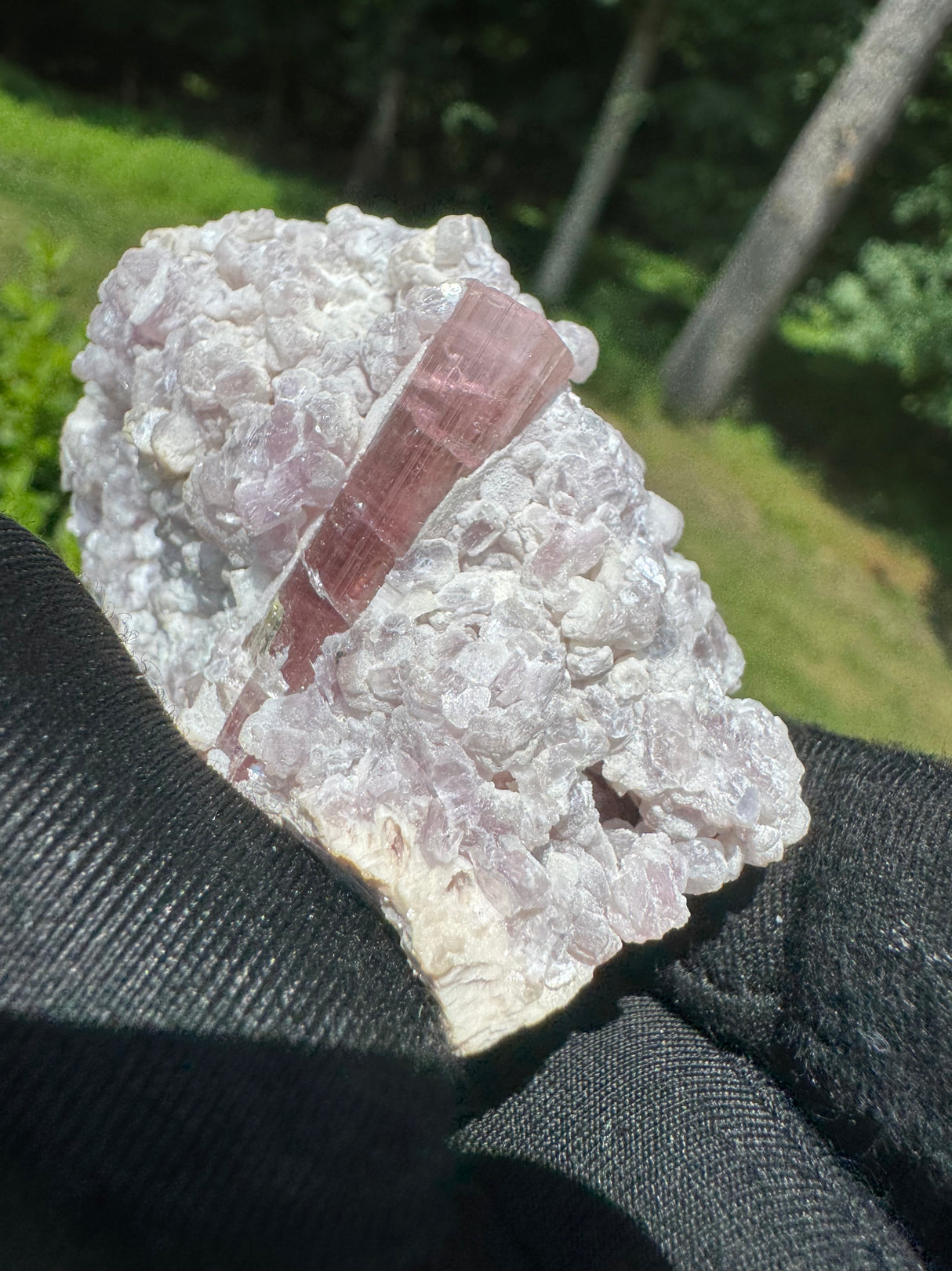 Pink Tourmaline Specimen -138g