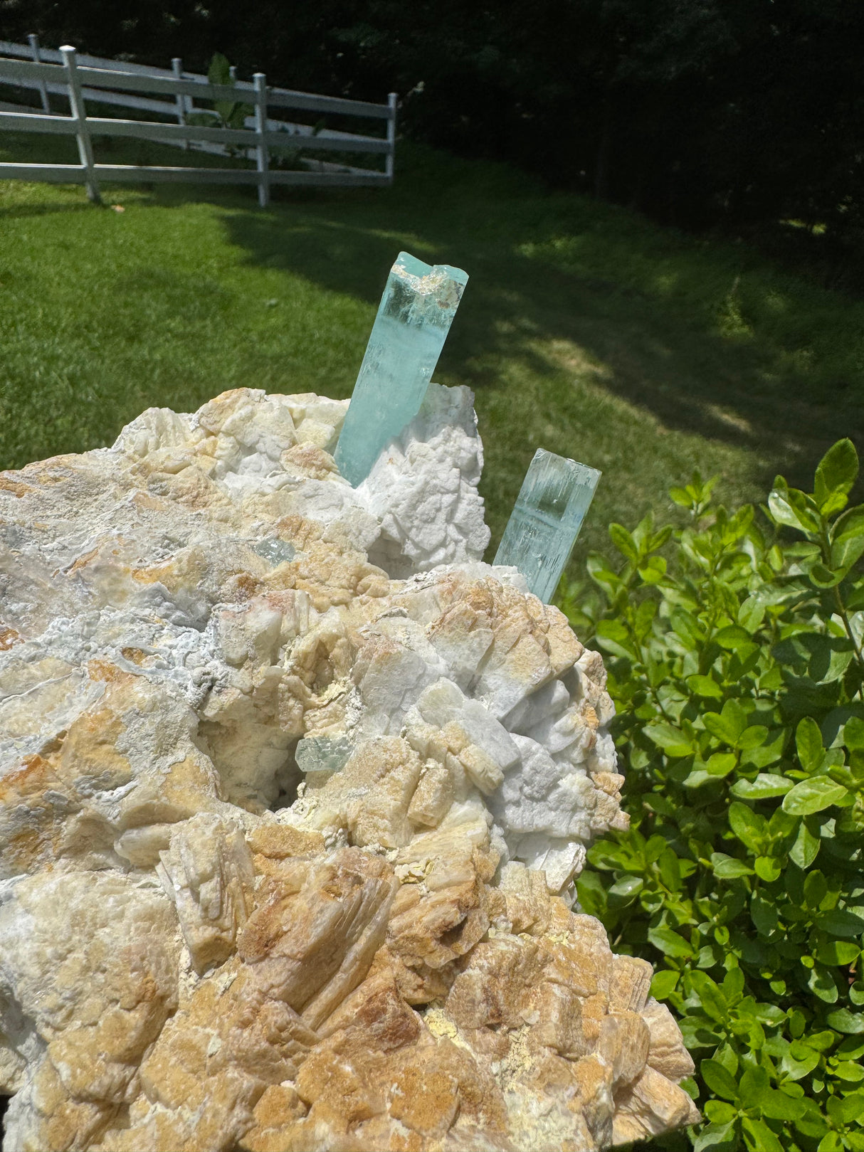 Aquarmarine Specimen - 7.84lb