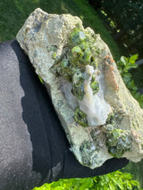 Green Garnet Specimen - 1184g