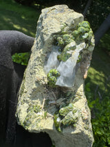 Green Garnet Specimen - 1184g