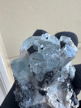 Aquamarine and Tourmaline Specimen - 78g