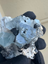 Aquamarine and Tourmaline Specimen - 78g