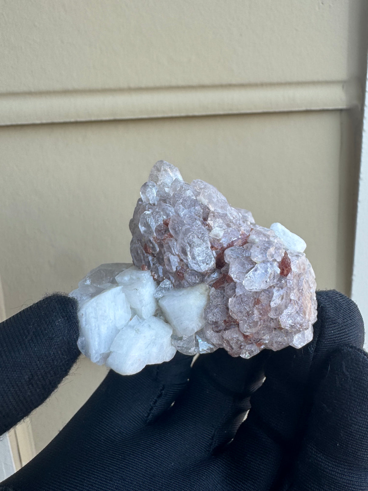 Garnet and Quartz Specimen - 116g