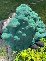 Bubble Malachite and Quartz - 1738g