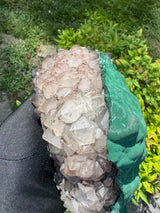 Bubble Malachite and Quartz - 1738g