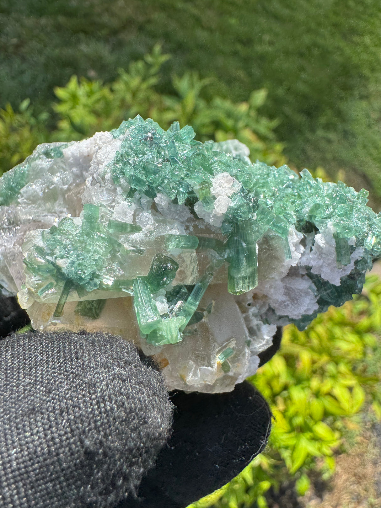 Green Tourmaline Crystal Specimen - 148g