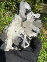 Black Tourmaline & Quartz - 726g