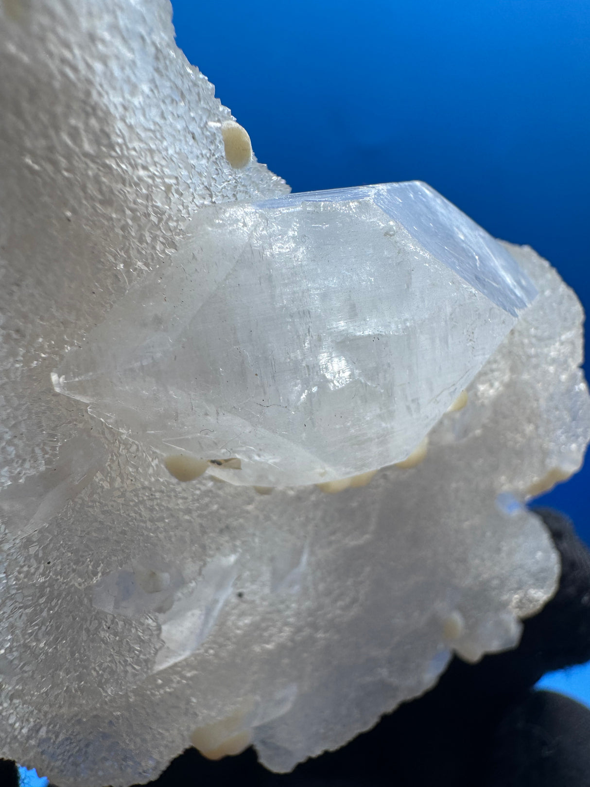 Chalcedony and Okenite Specimen - 93g