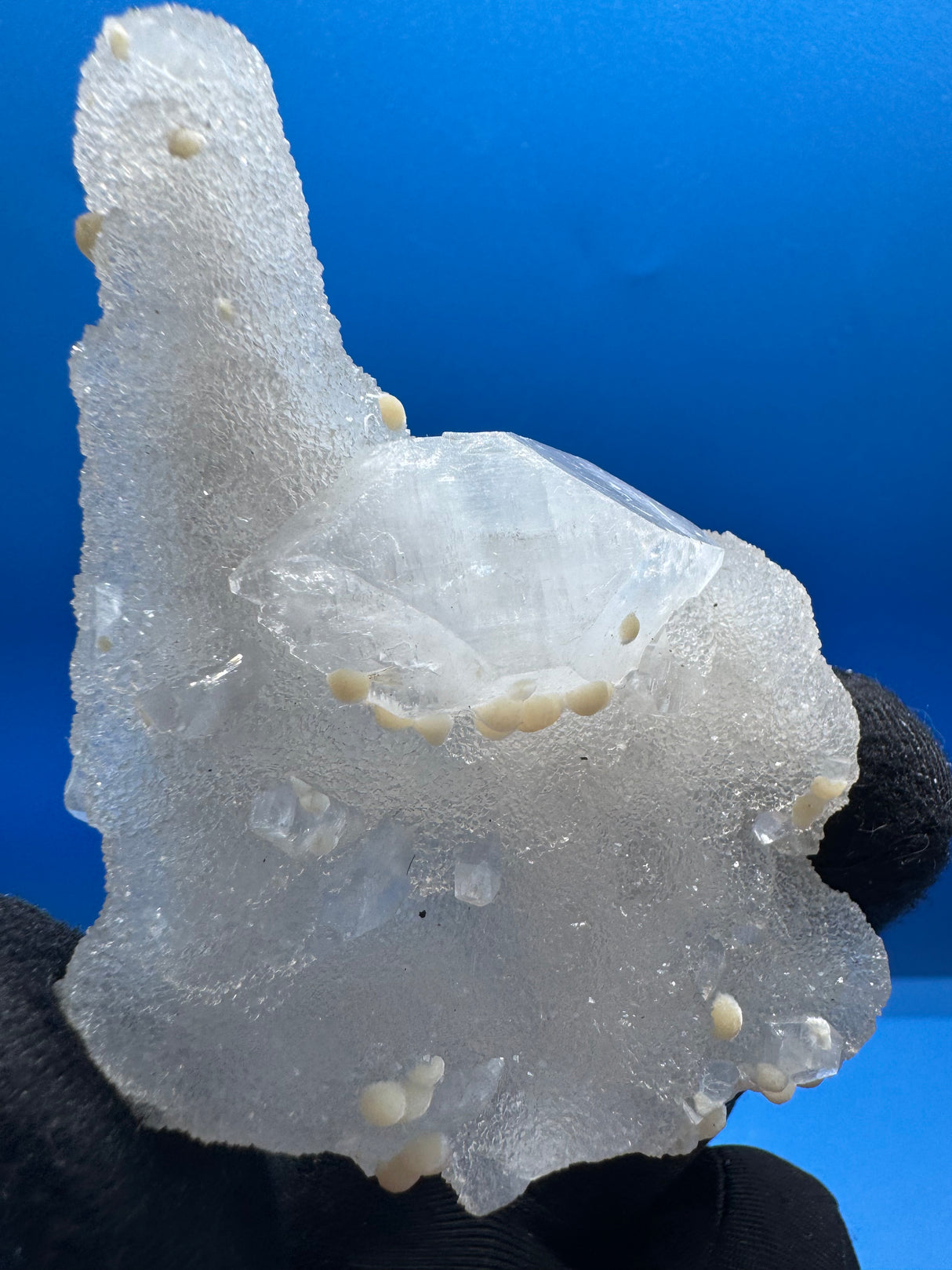 Chalcedony and Okenite Specimen - 93g