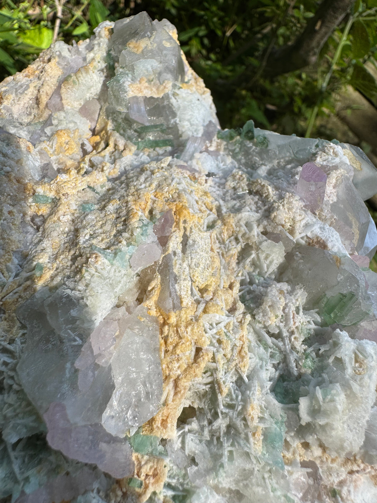 Tourmaline and Kunzite Specimen -  Appx 12kg