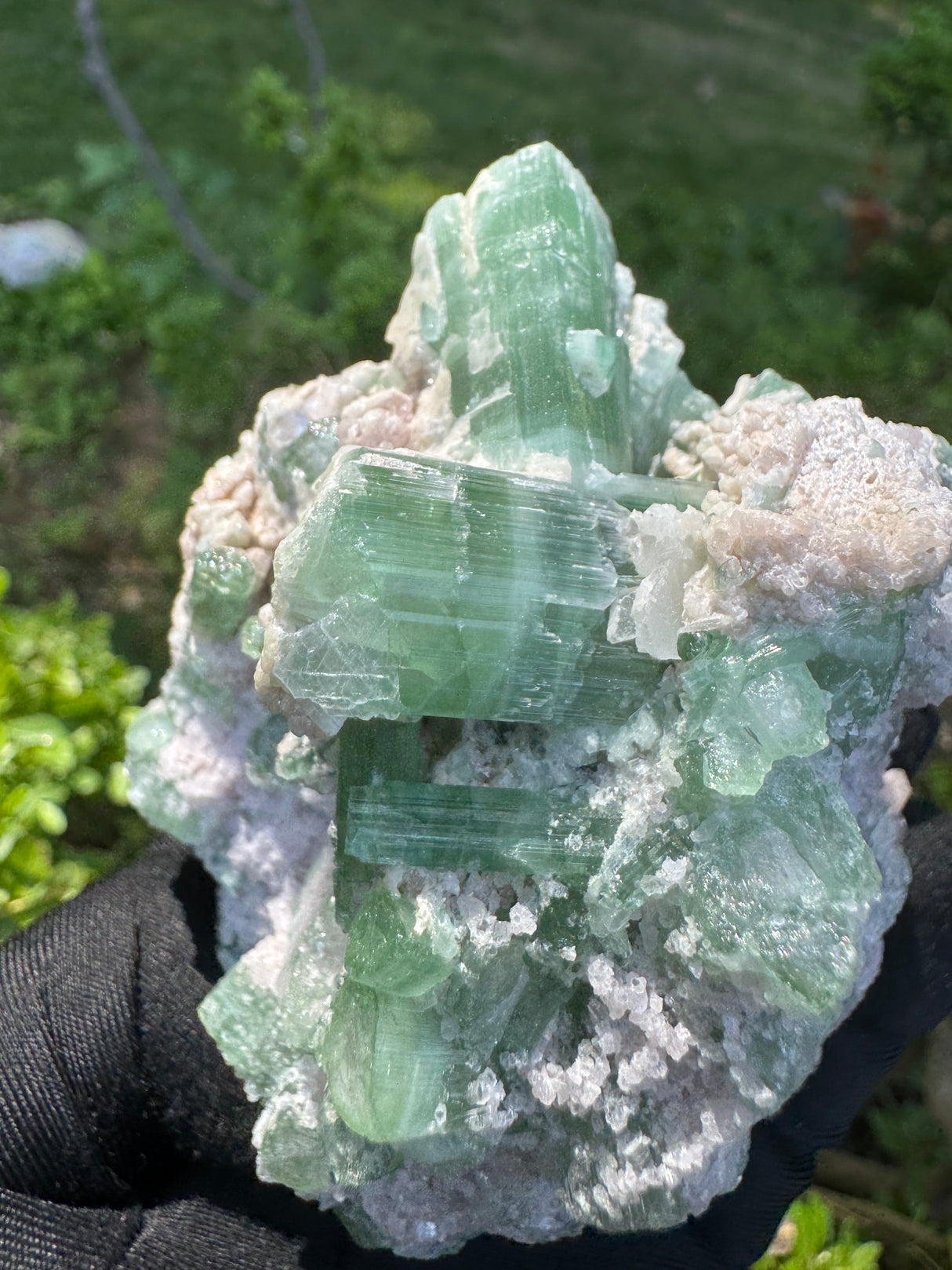 Green Tourmaline Specimen - 400g