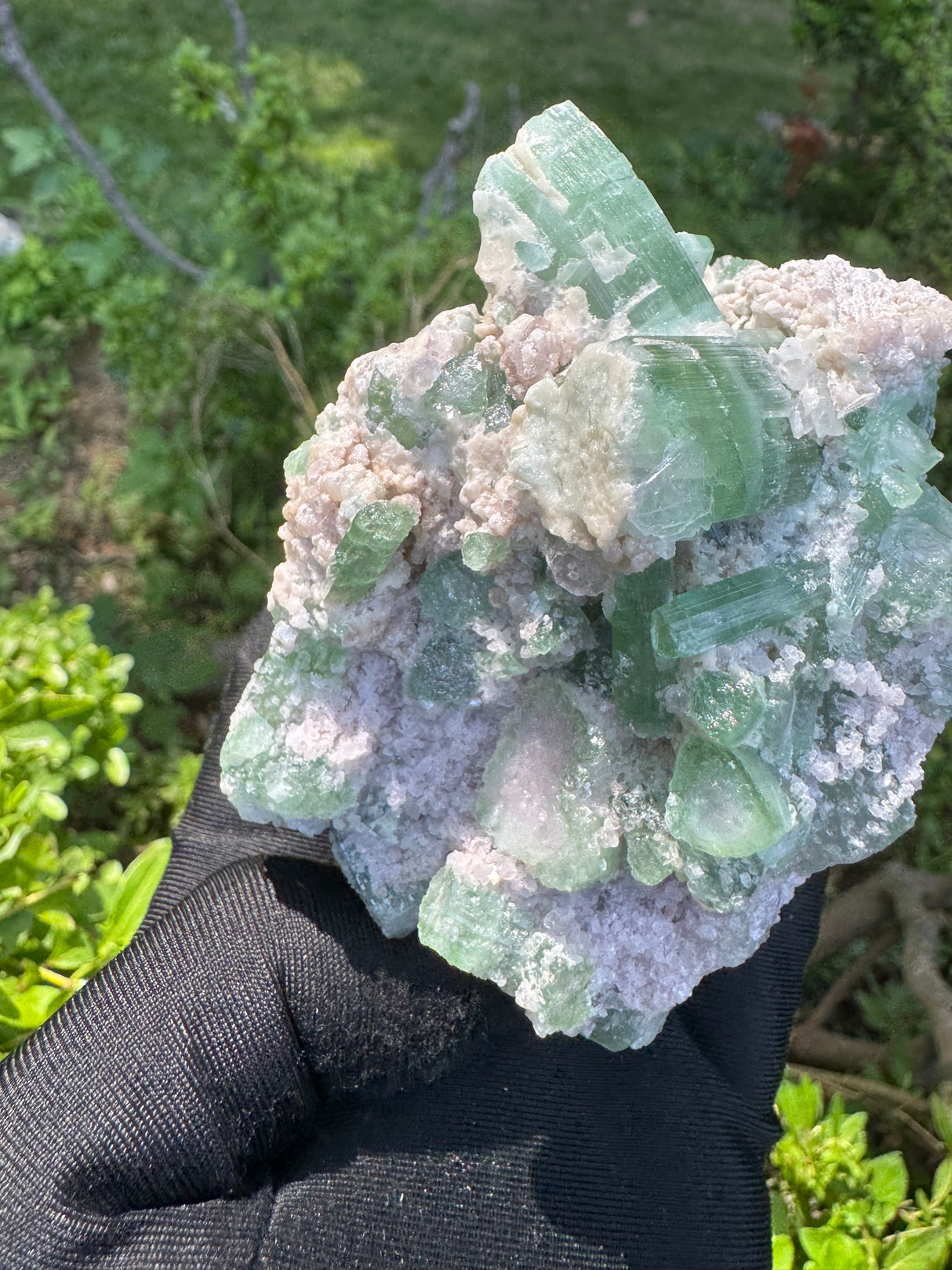 Green Tourmaline Specimen - 400g