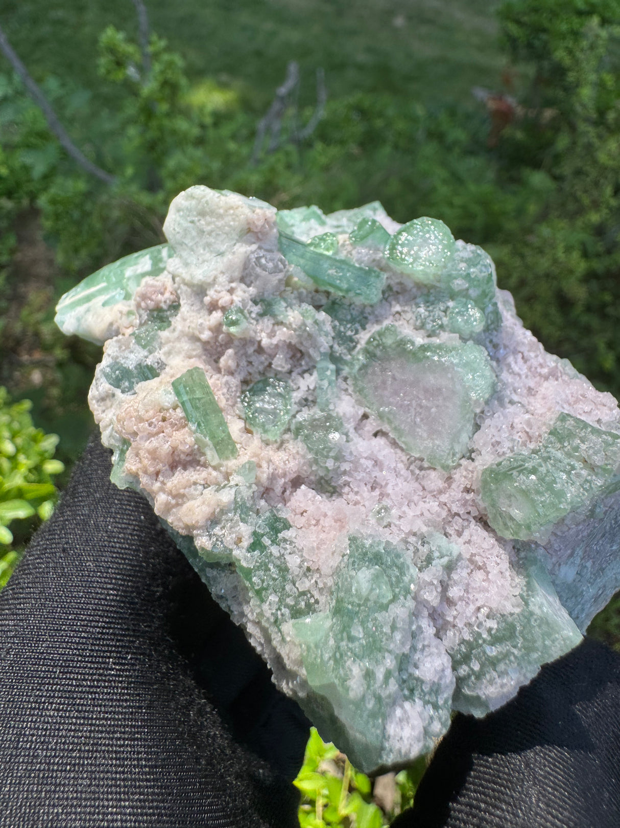 Green Tourmaline Specimen - 400g