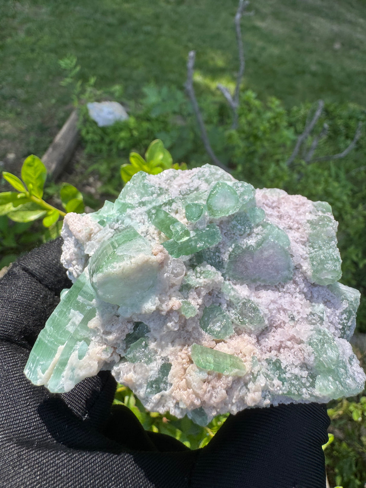 Green Tourmaline Specimen - 400g