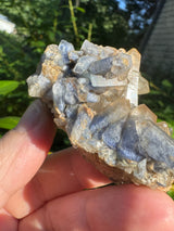 Dumortierite-Included Quartz - 61g