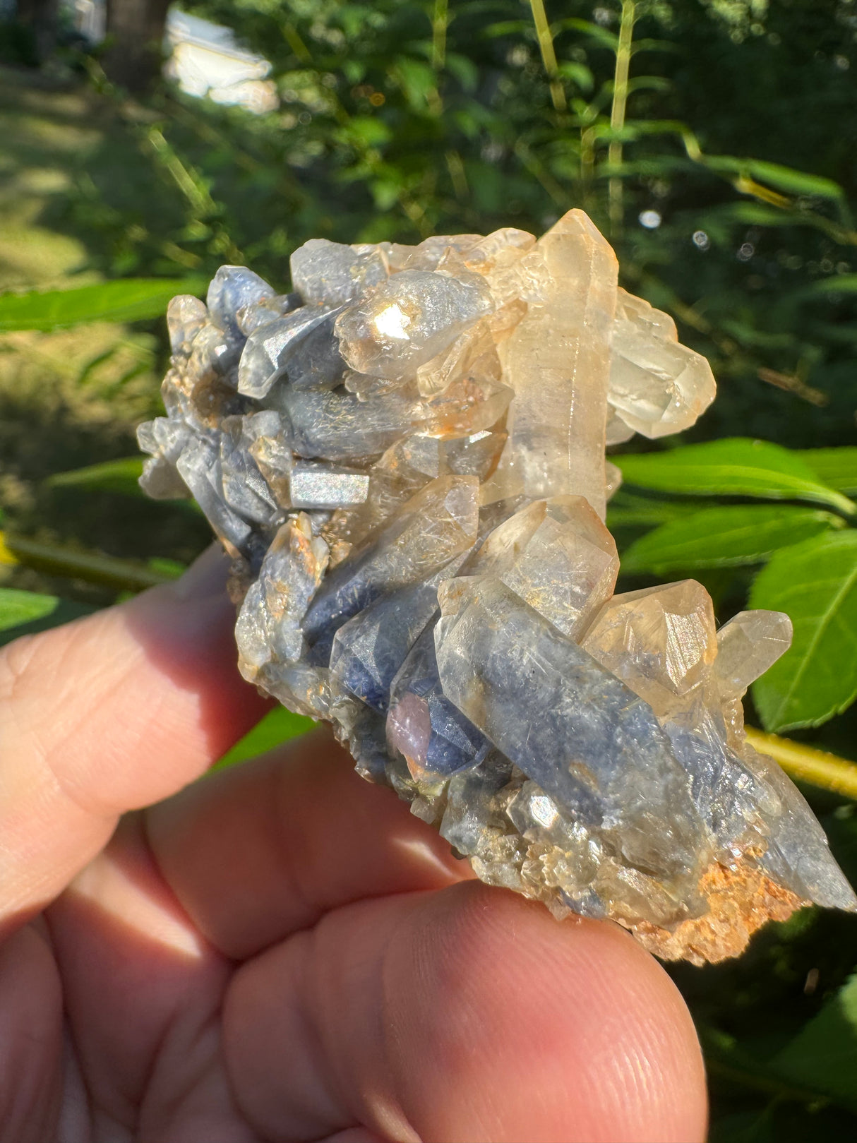 Dumortierite-Included Quartz - 61g