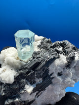 Aquamarine and Tourmaline Specimen - 269g