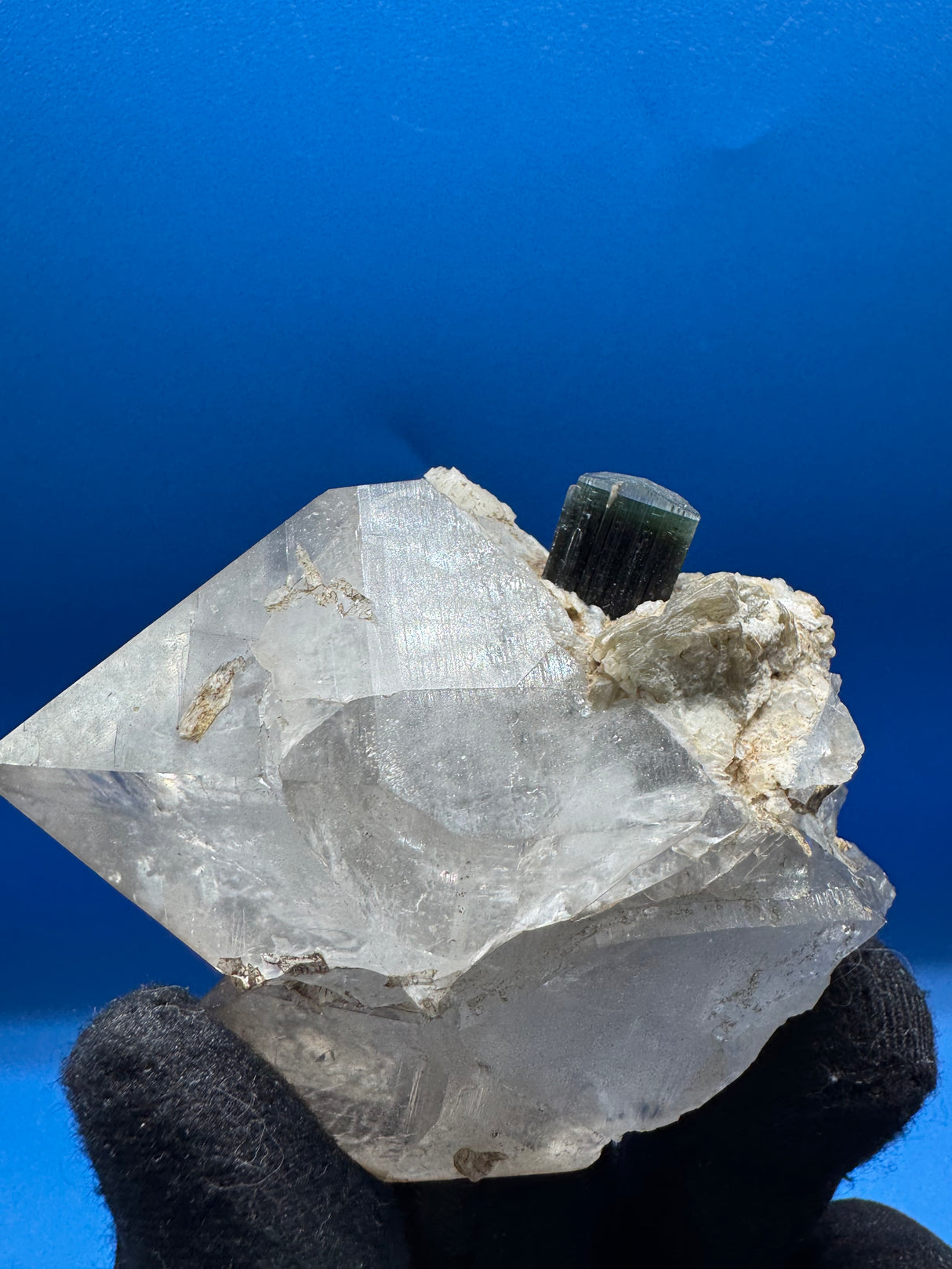 Greencap Tourmaline Specimen - 172g