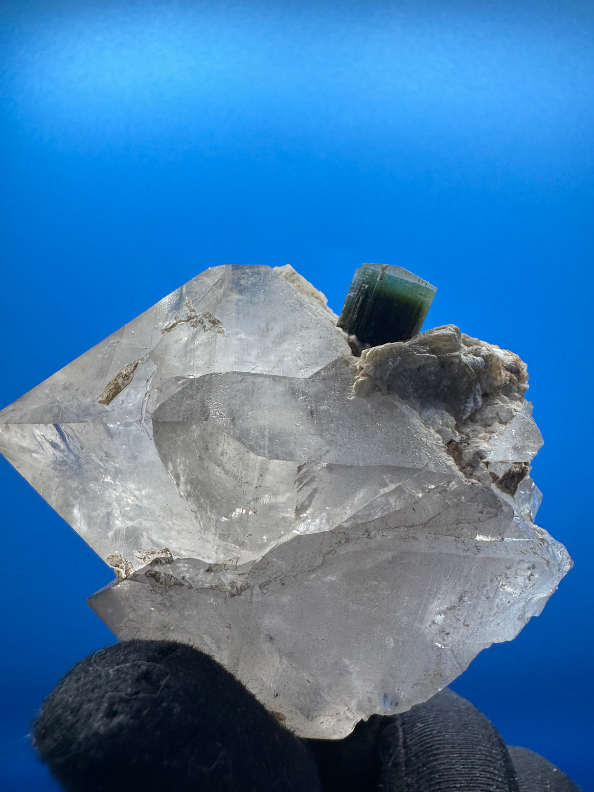 Greencap Tourmaline Specimen - 172g